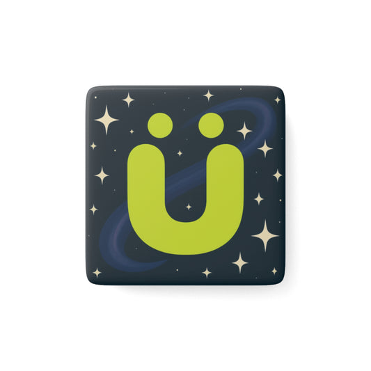 Ü Porcelain Magnet
