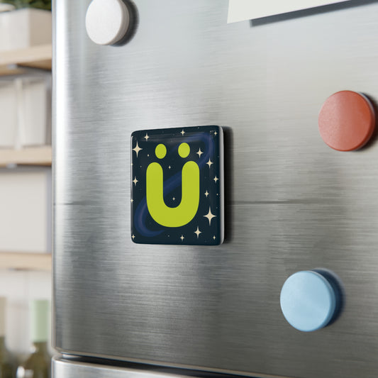 Ü Porcelain Magnet